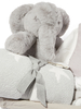 Baby Gift Hamper - 4 Piece Set with Cream Linen Waistcoat Mock Romper Baby Gift Hamper - 4 Piece Set with Cream Linen Waistcoat Mock Romper image number 3